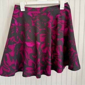 The Limited Black and Pink Skater Skirt Size 4